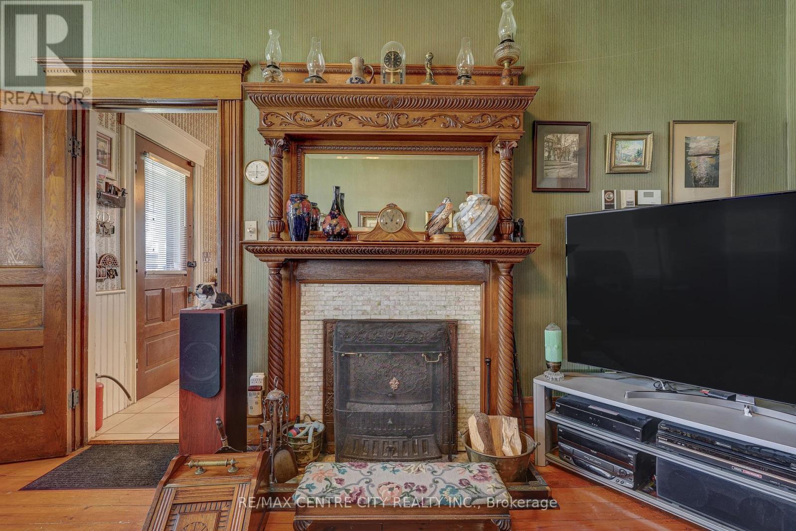 Statement fireplace