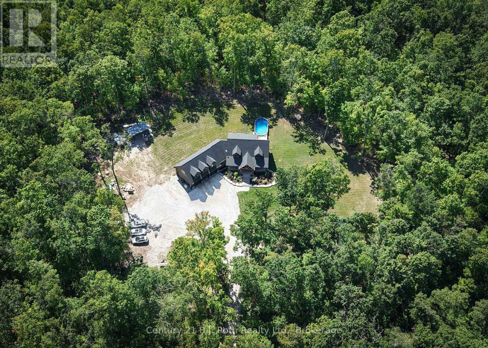 Nestled in middle of 50 acres