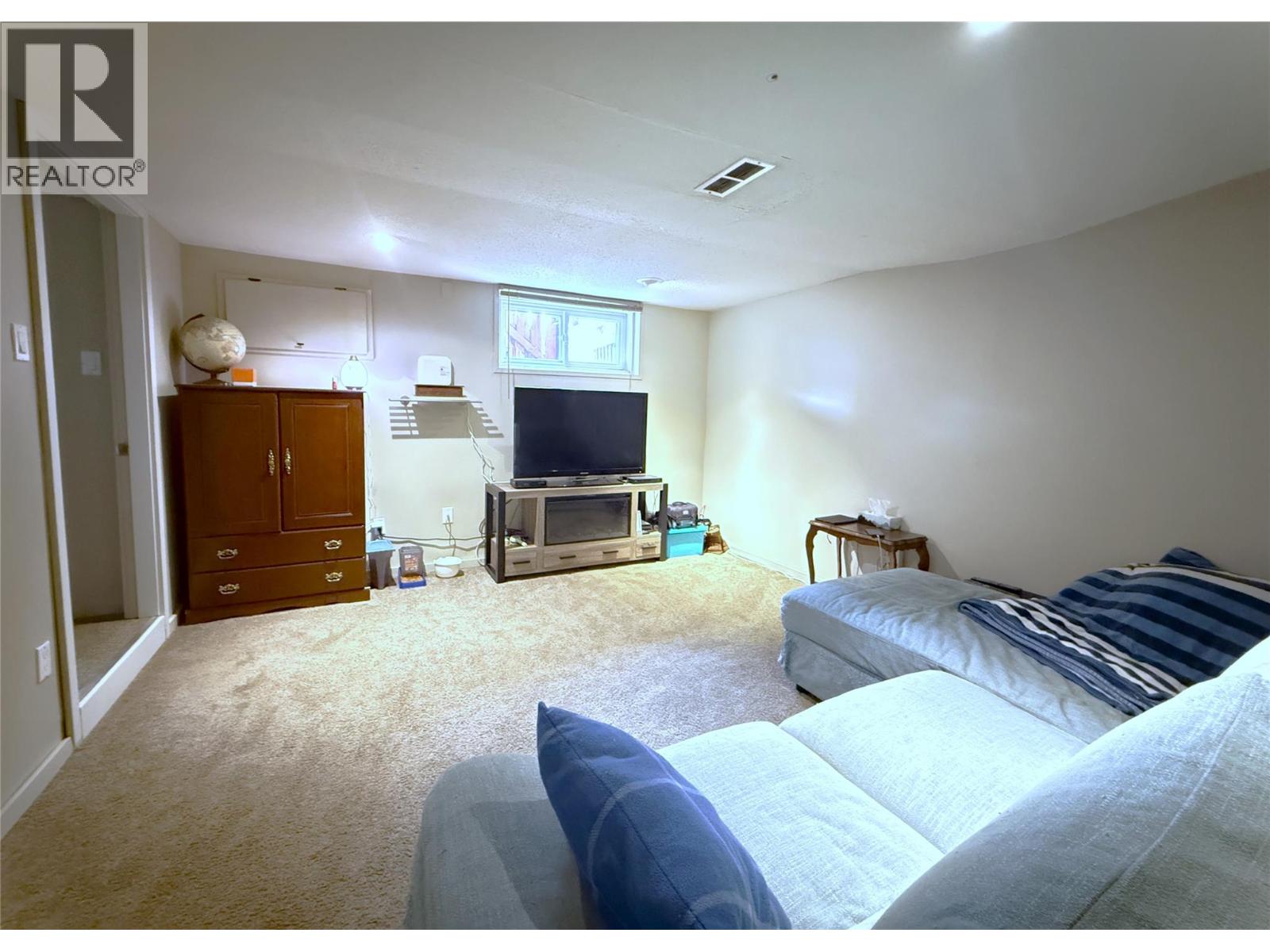 Family room on lower level