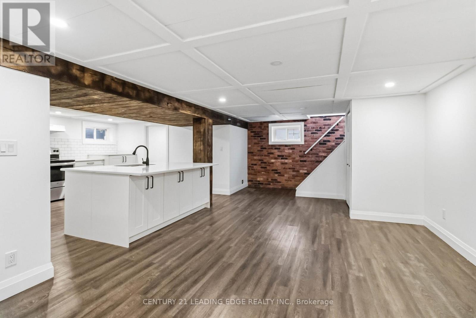 Open concept basement