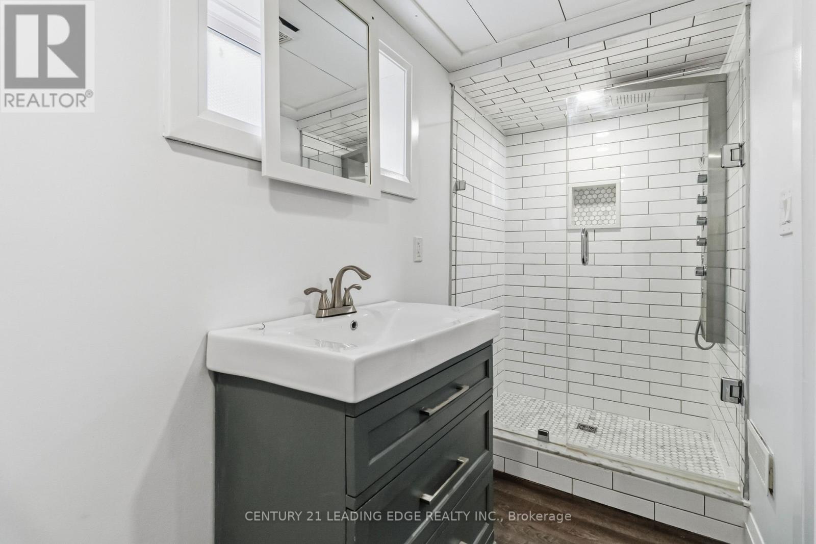 Updated 3pc bath in basement