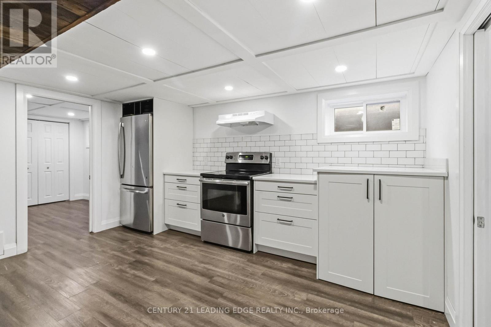 Full modern kitchen in basement