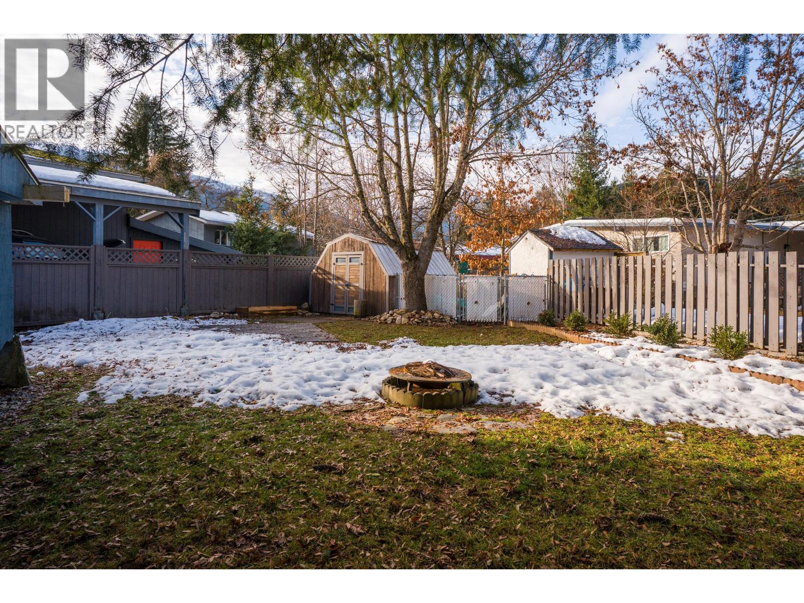 Large back private yard