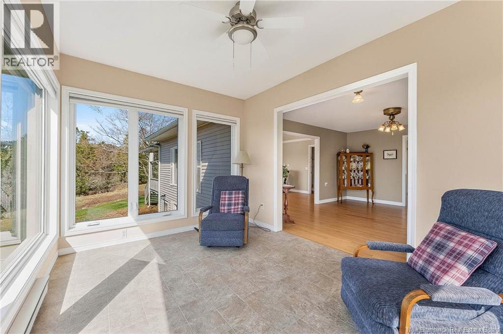 Sun Room looking into Dinning Rm.