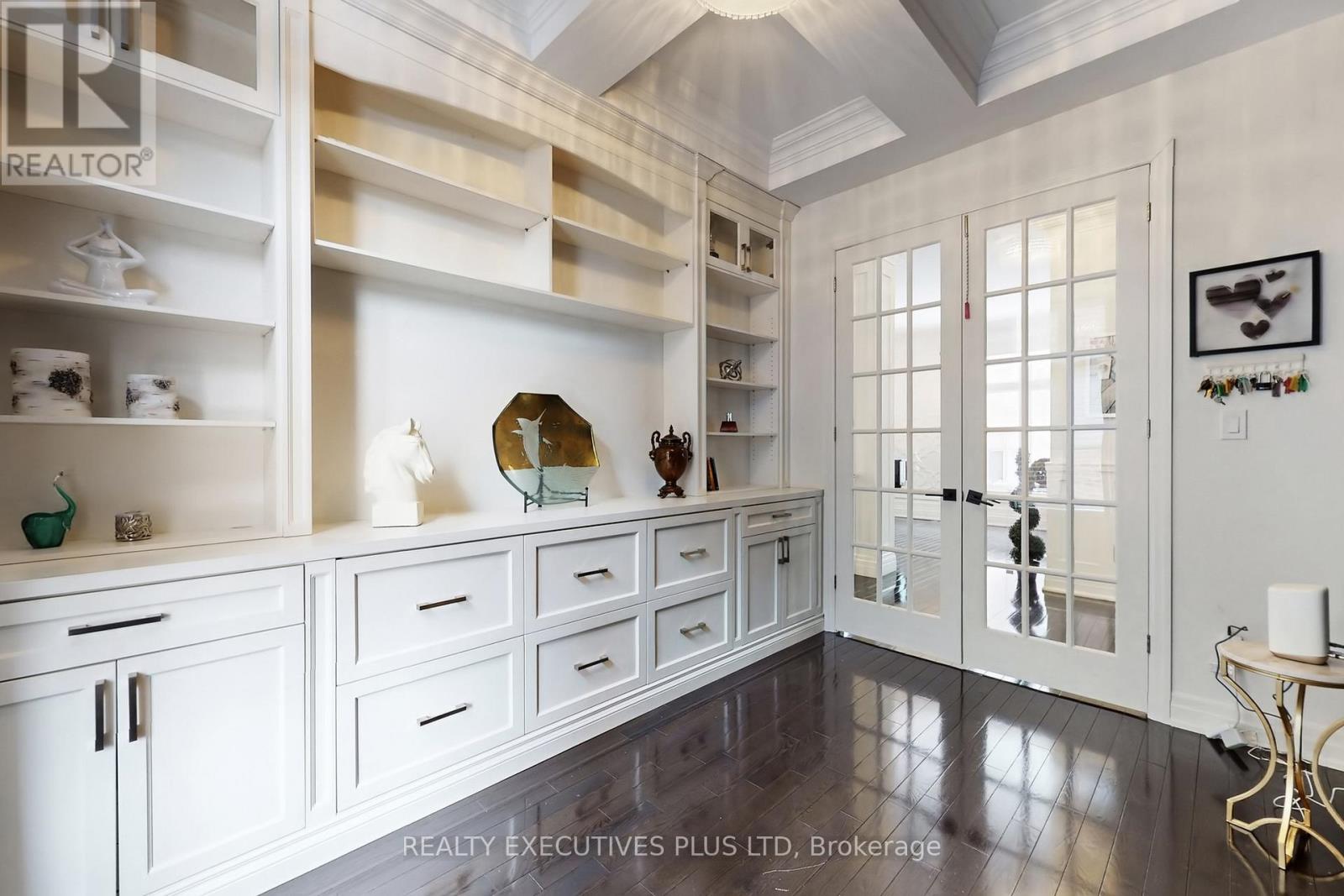 Main Floor Office W/ Custom Built-Ins