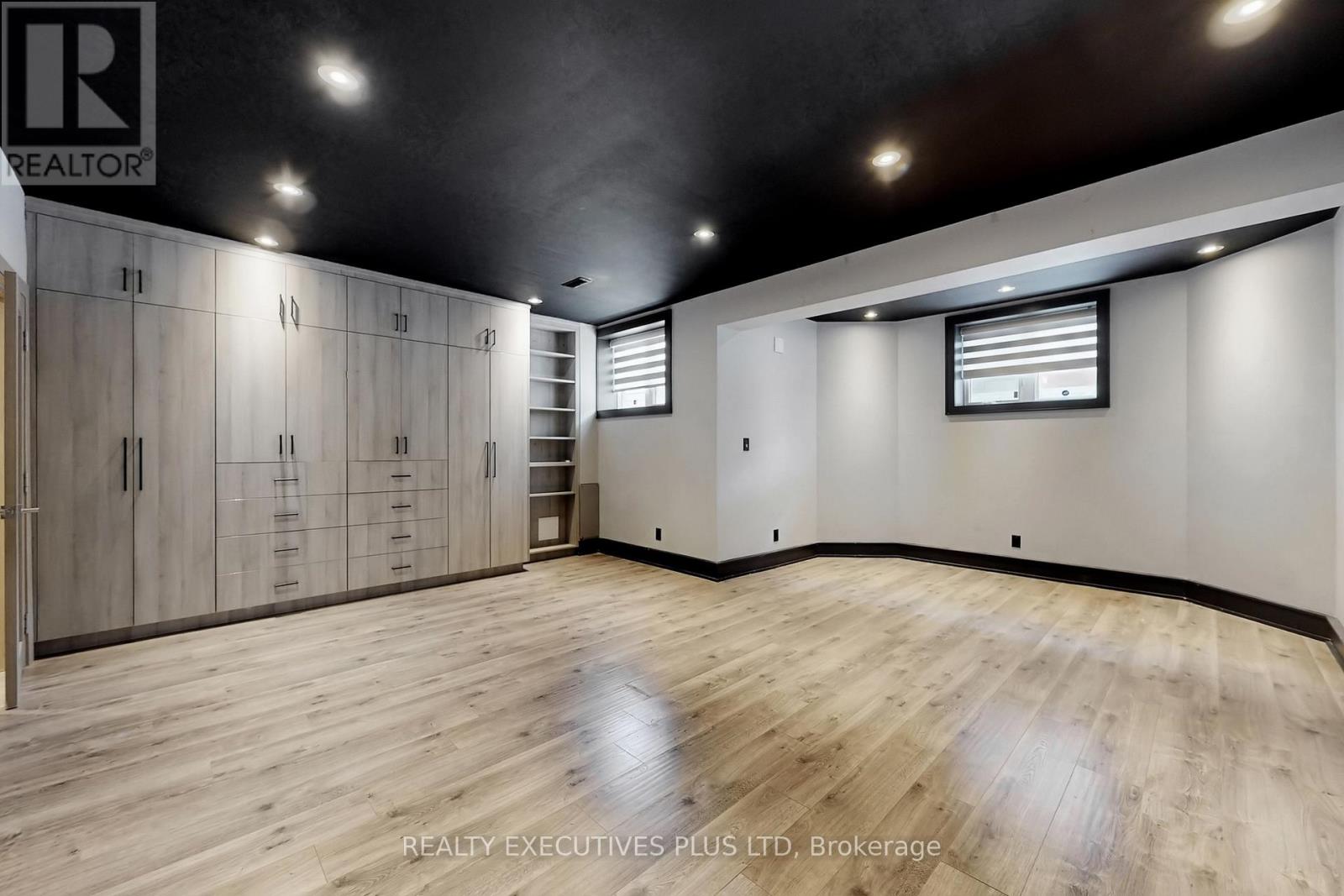 Finished Basement W/ Custom Built-Ins