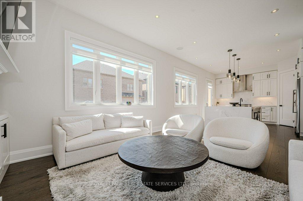 Living Room is Open Concept to the Gourmet Kitchen