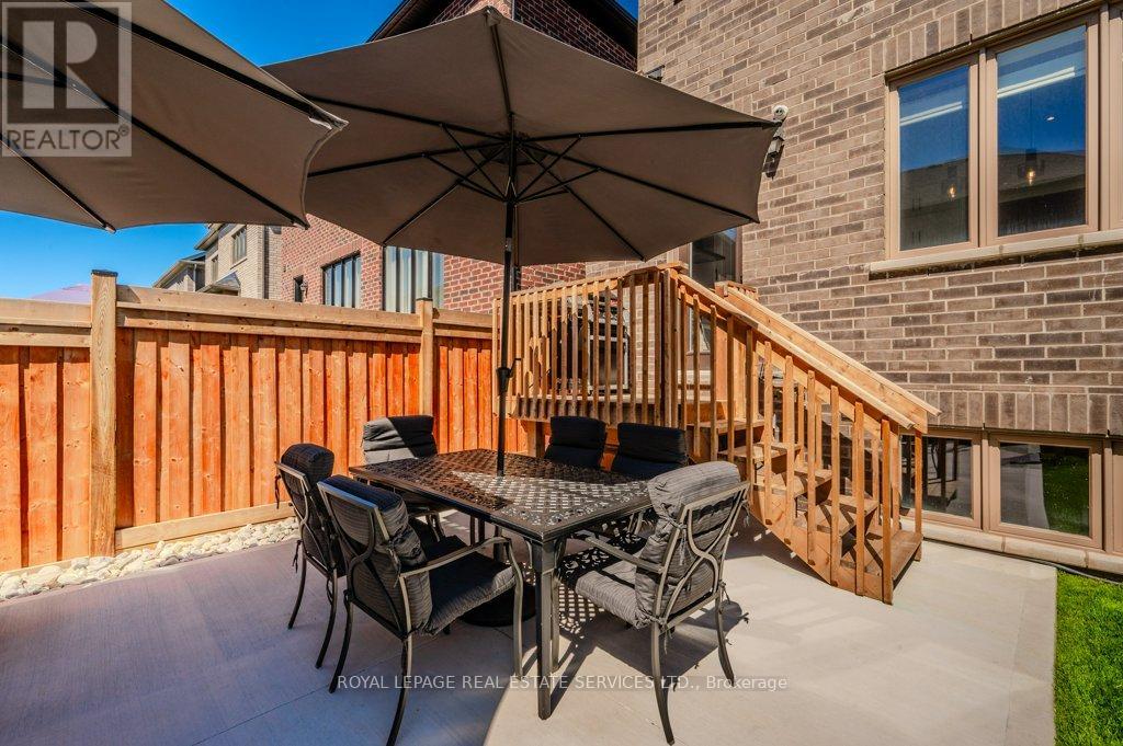 Oversized Backyard w/Concrete Pad with River Rock