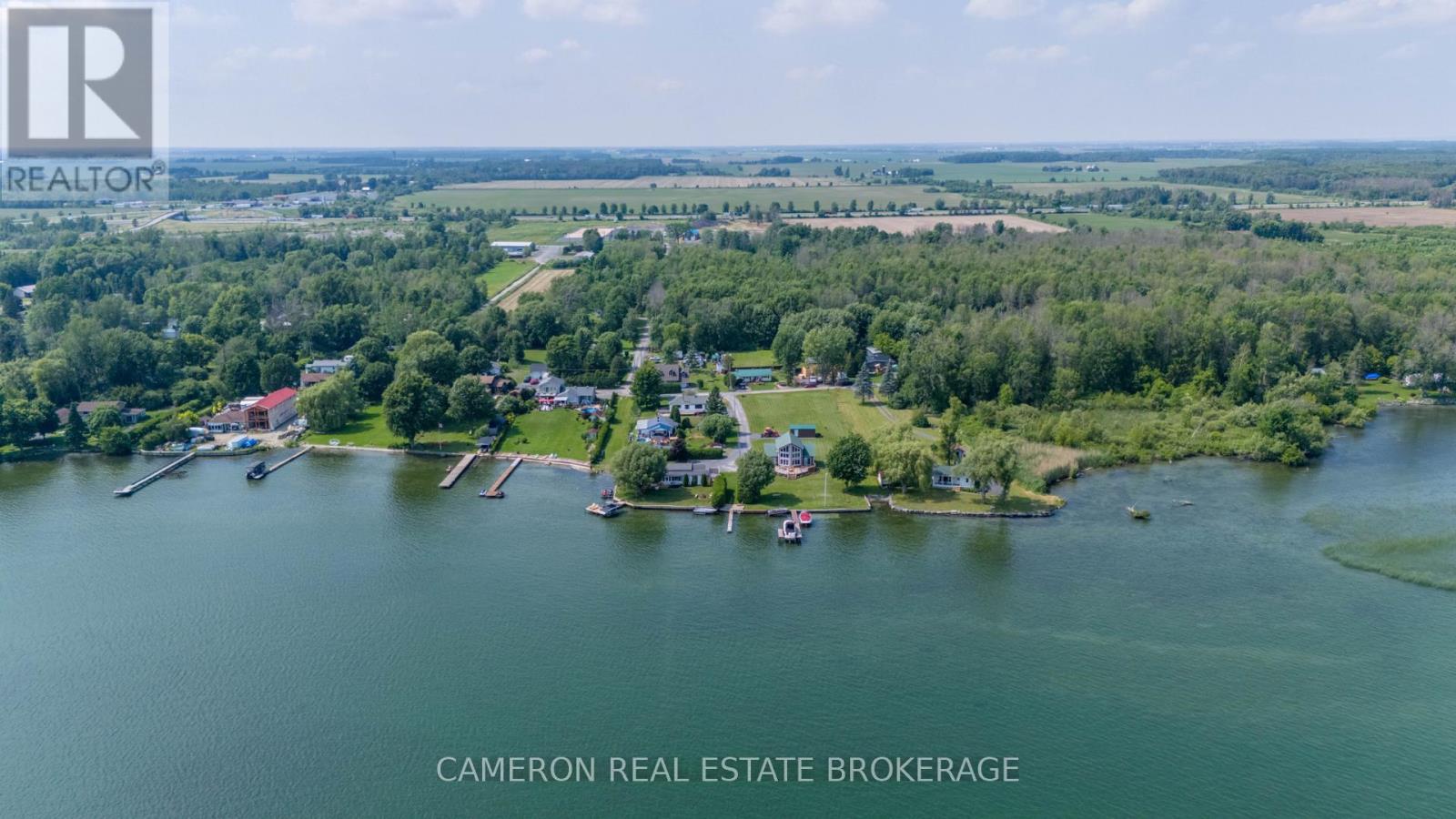 Past photo of shared waterfront & community dock