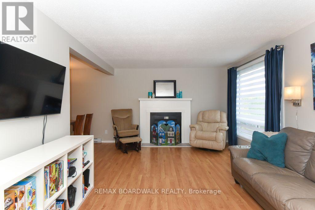 Fireplace is no longer in use.  Electric possible.