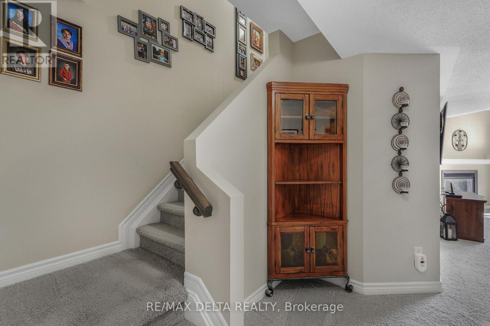 Stairs to lower level.