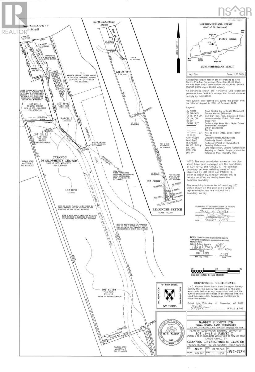Property 19 of 19 of Lot 19 1Z Pictou Island Road