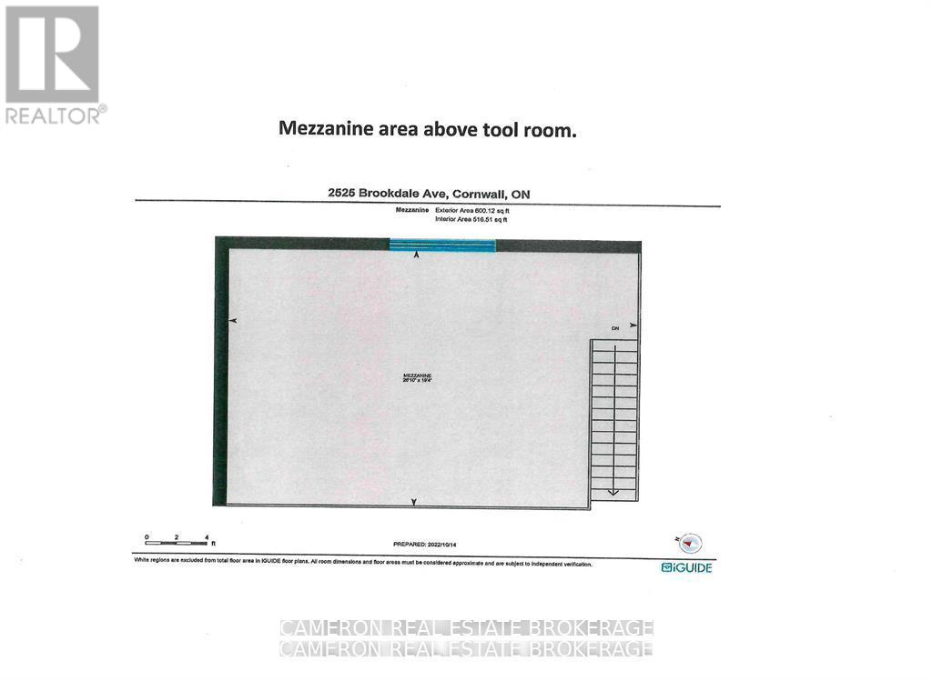 Mezzanine above tool room in the garage