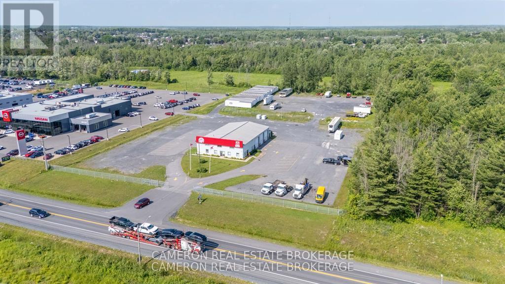 Aerial view of the 4.48 fully serviced site