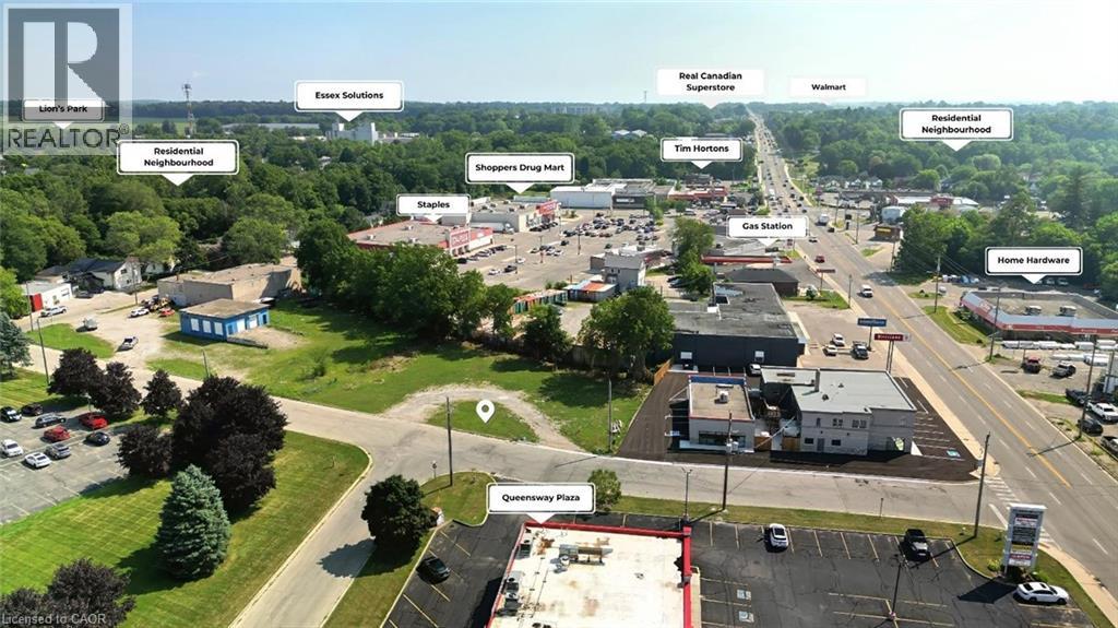 View of property location with property parcel outlined