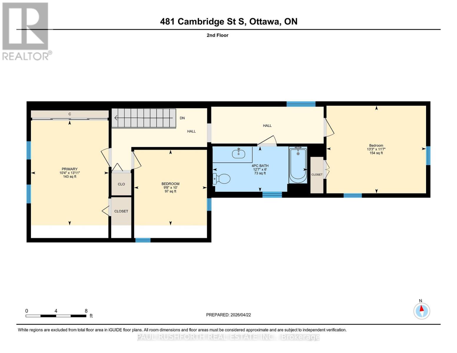 iGuide Floor Plan-Second Level