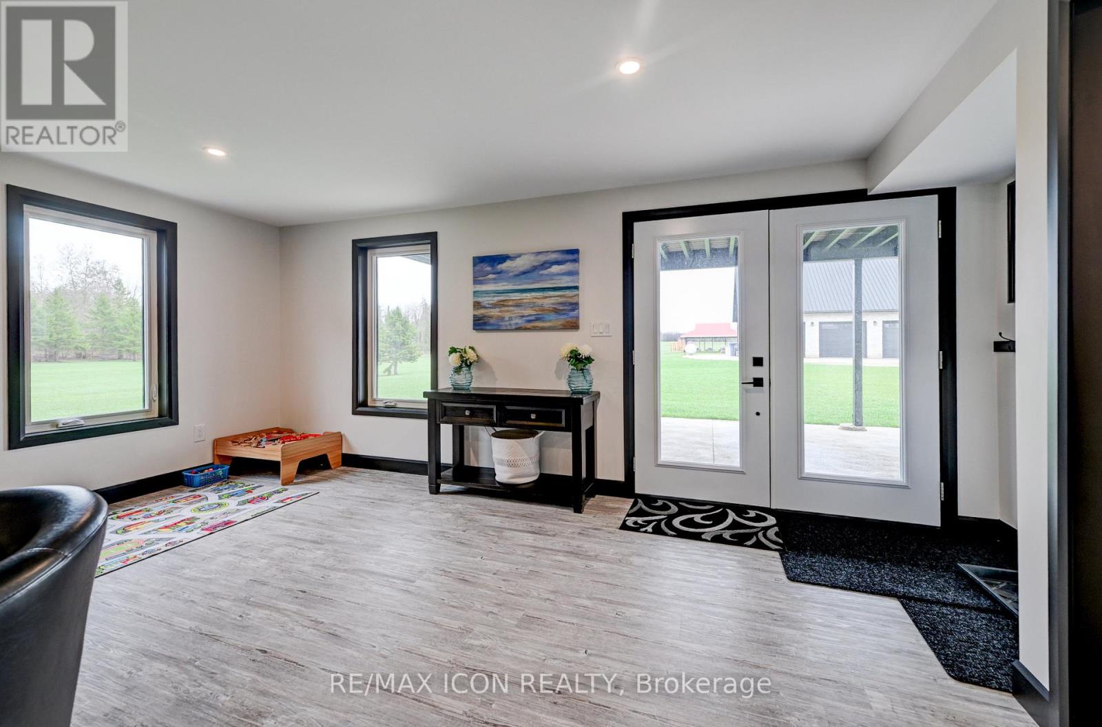 Walk Out from Rec Room Primary Residence
