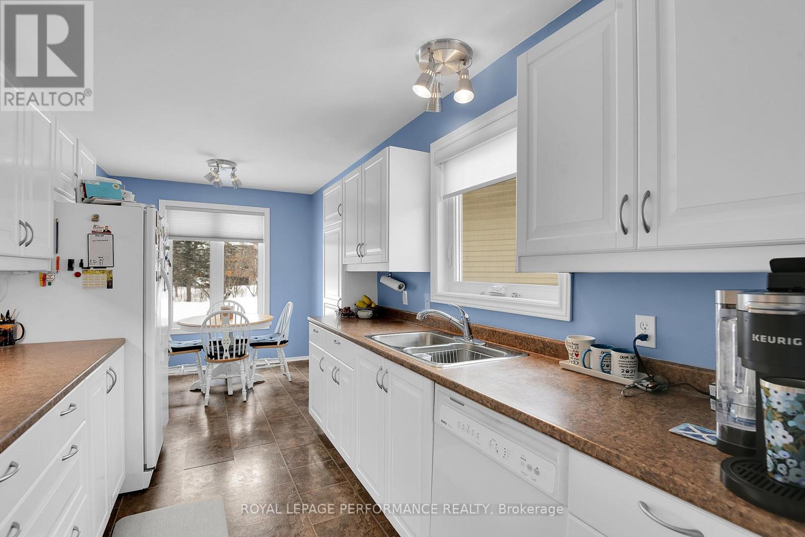 Cheery Kitchen filled with natural light