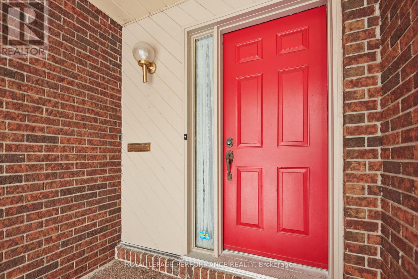 Inviting front entrance