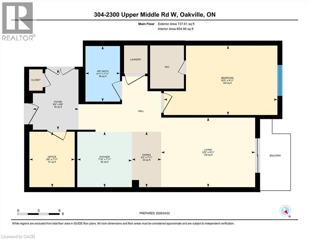 2300 UPPER MIDDLE Road W Unit# 304, Oakville, Ontario, L6M0T4 — Photo 39