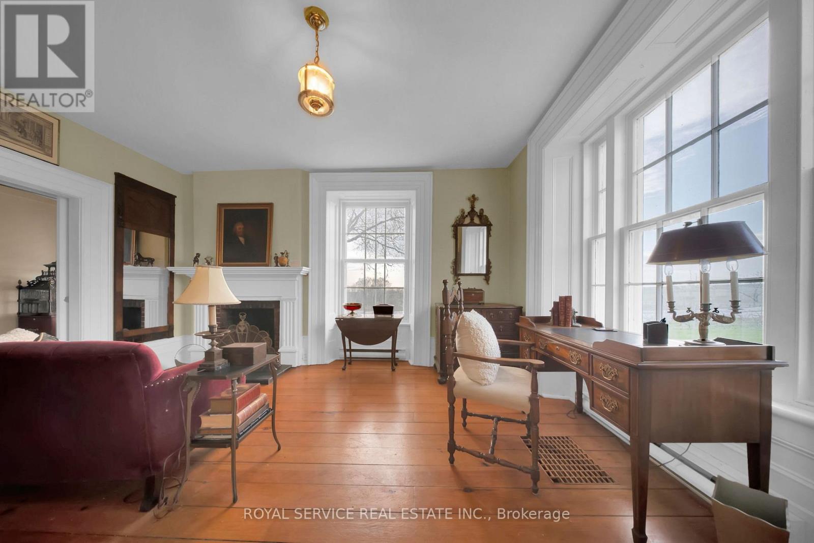 Formal Living Room with original details