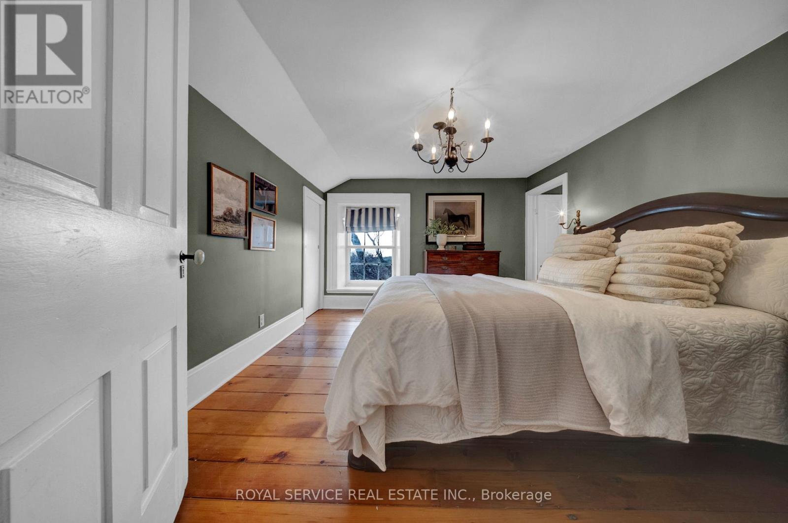 Primary Bedroom with original charm