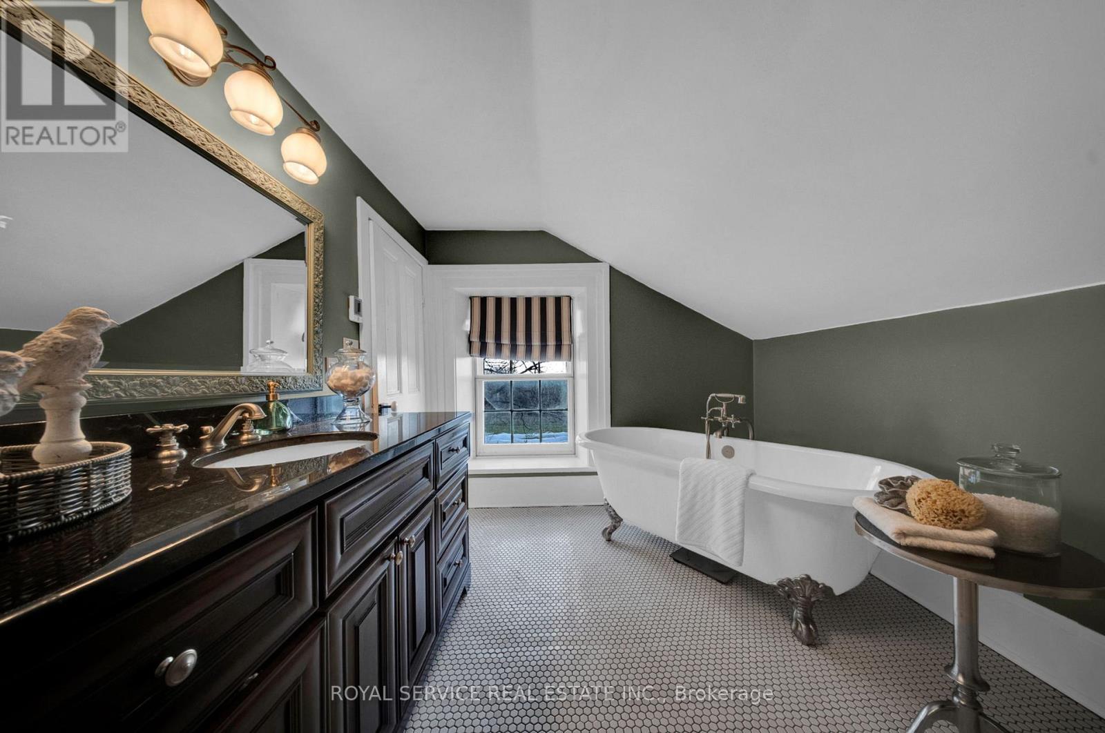 Primary Bath has heated floors & large vanity
