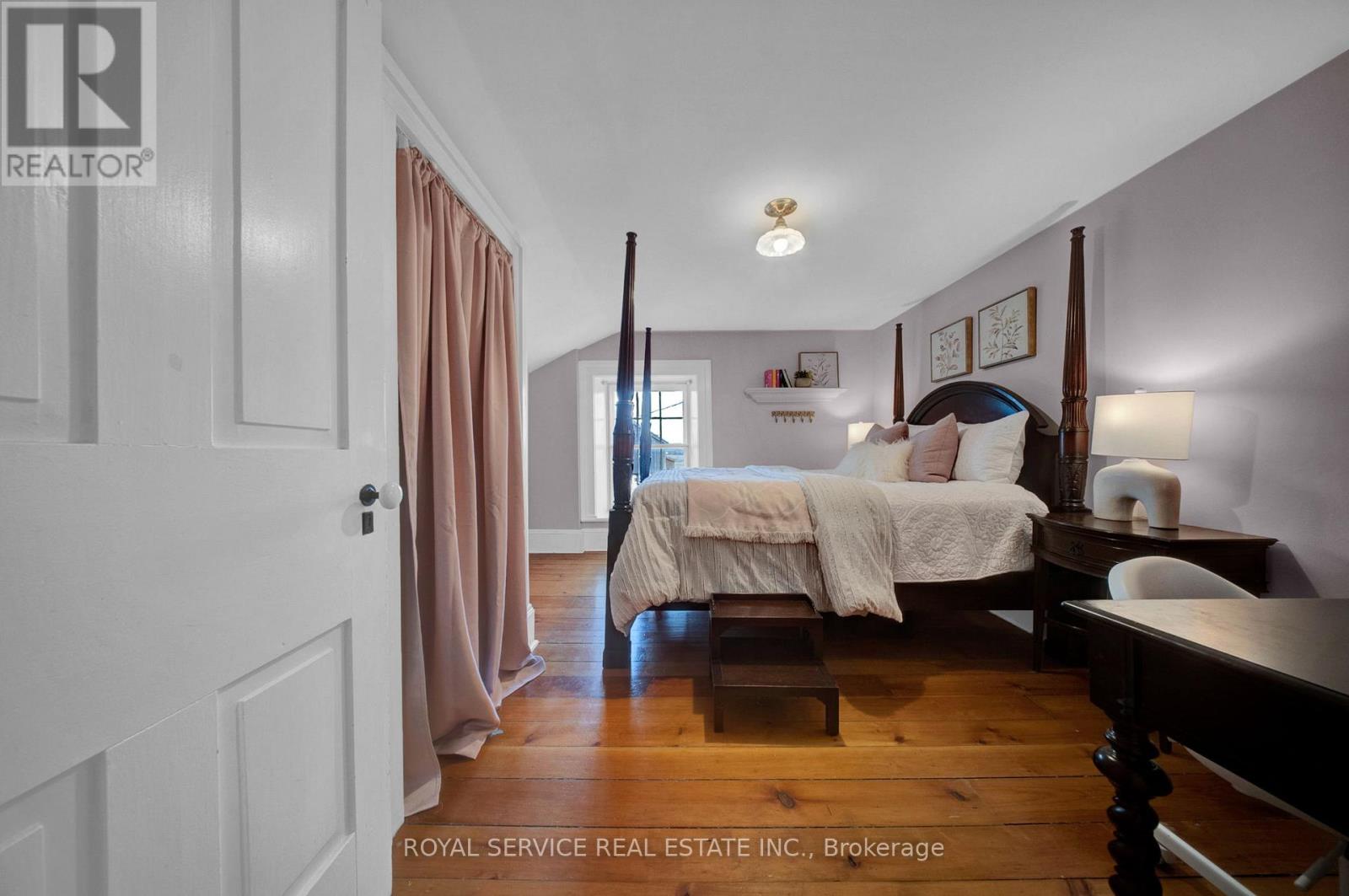 Generous sized 3rd Bedroom with Wood Plank Floors
