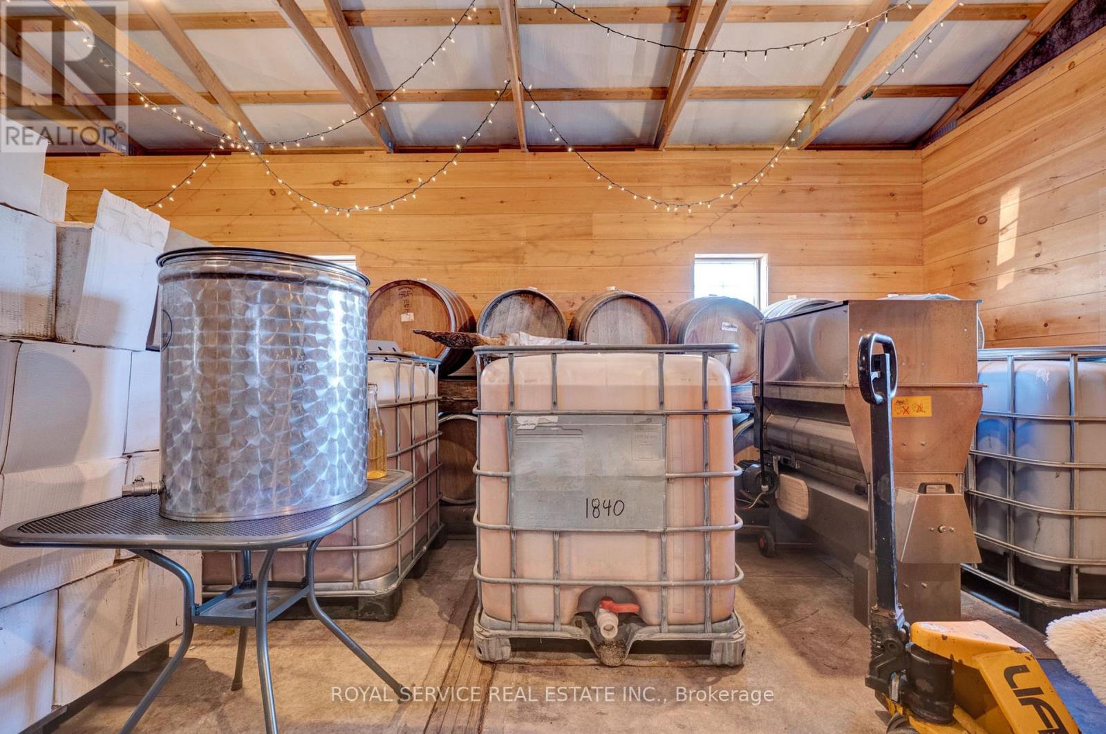 Wine Manufacturing is done on the property.