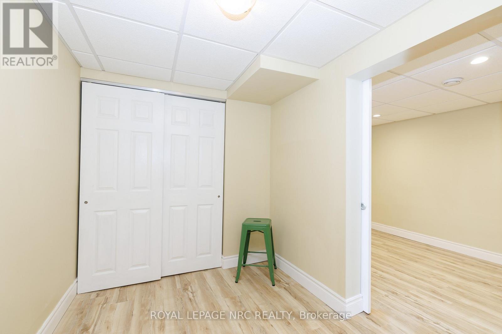 closet space in basement