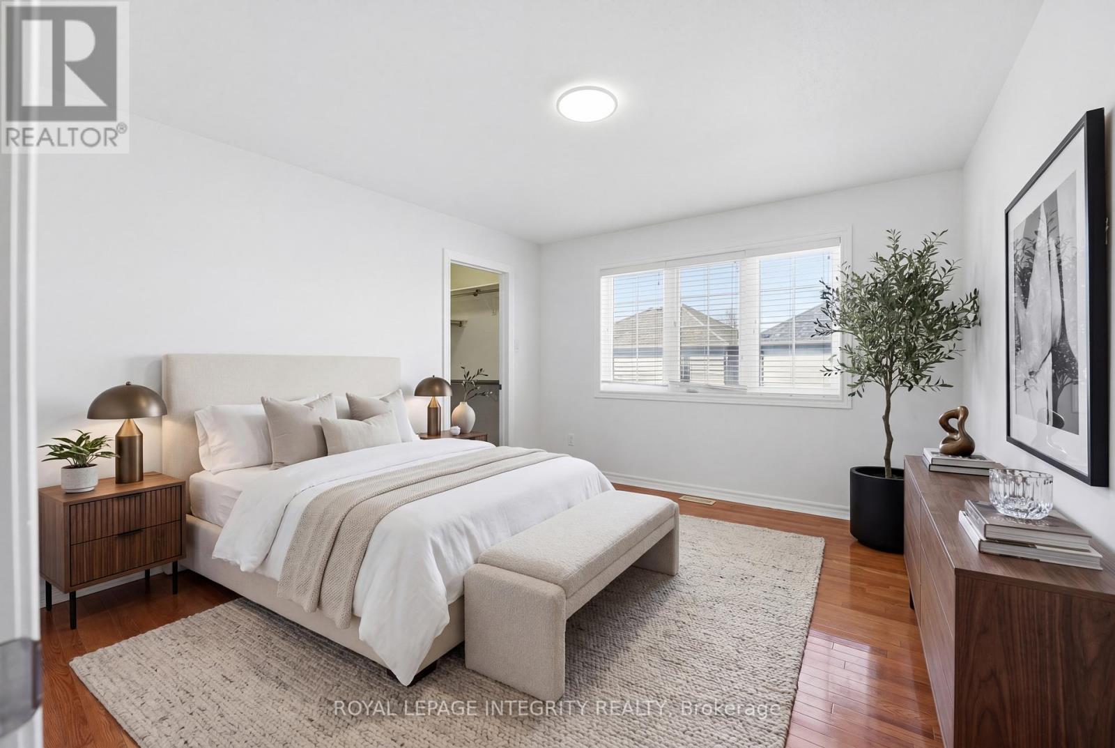 primary bedroom- virtually staged