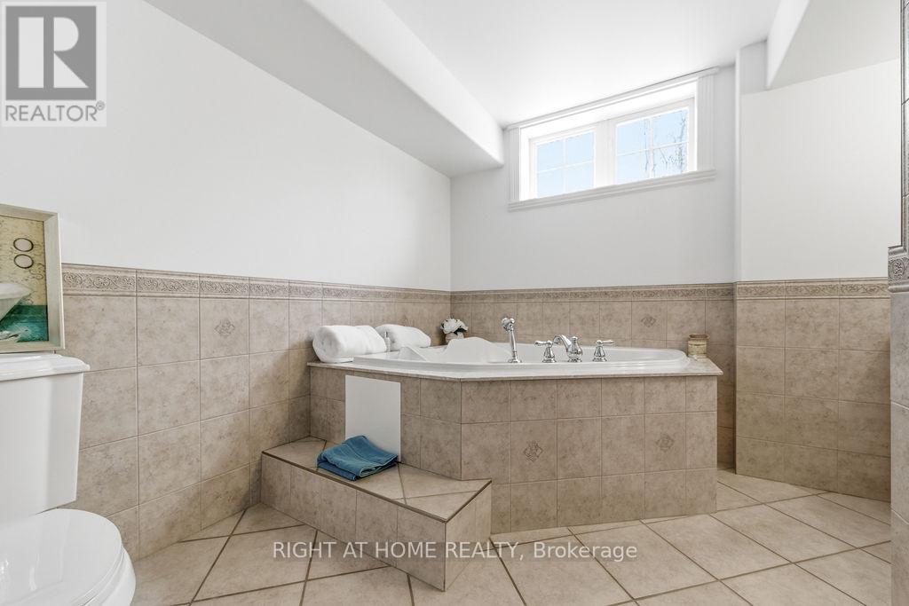 Large Lower Level Bathroom with Seperate Tub