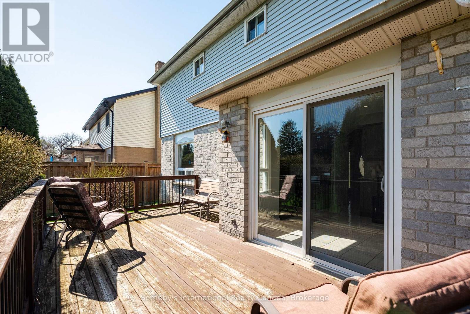 Back deck with sunshine!