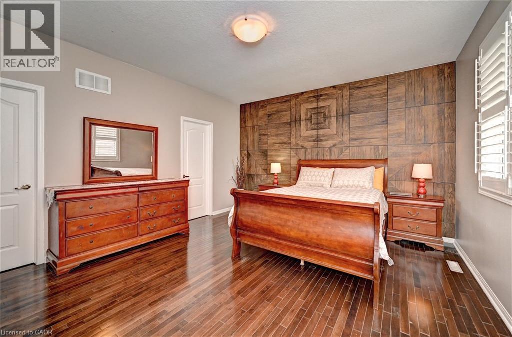 Accent wall featuring wood-panel detailing