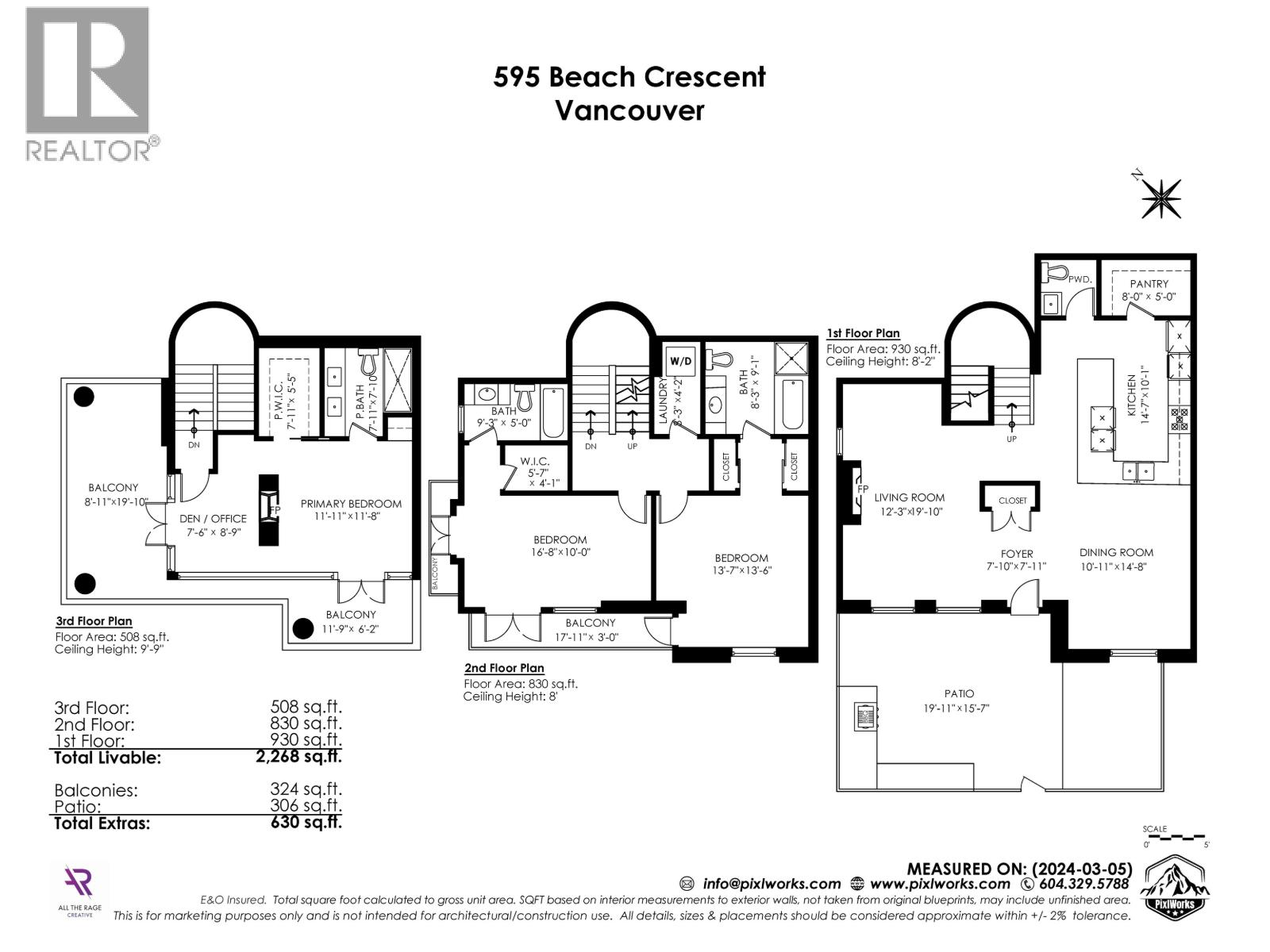 595 BEACH CRESCENT, Vancouver