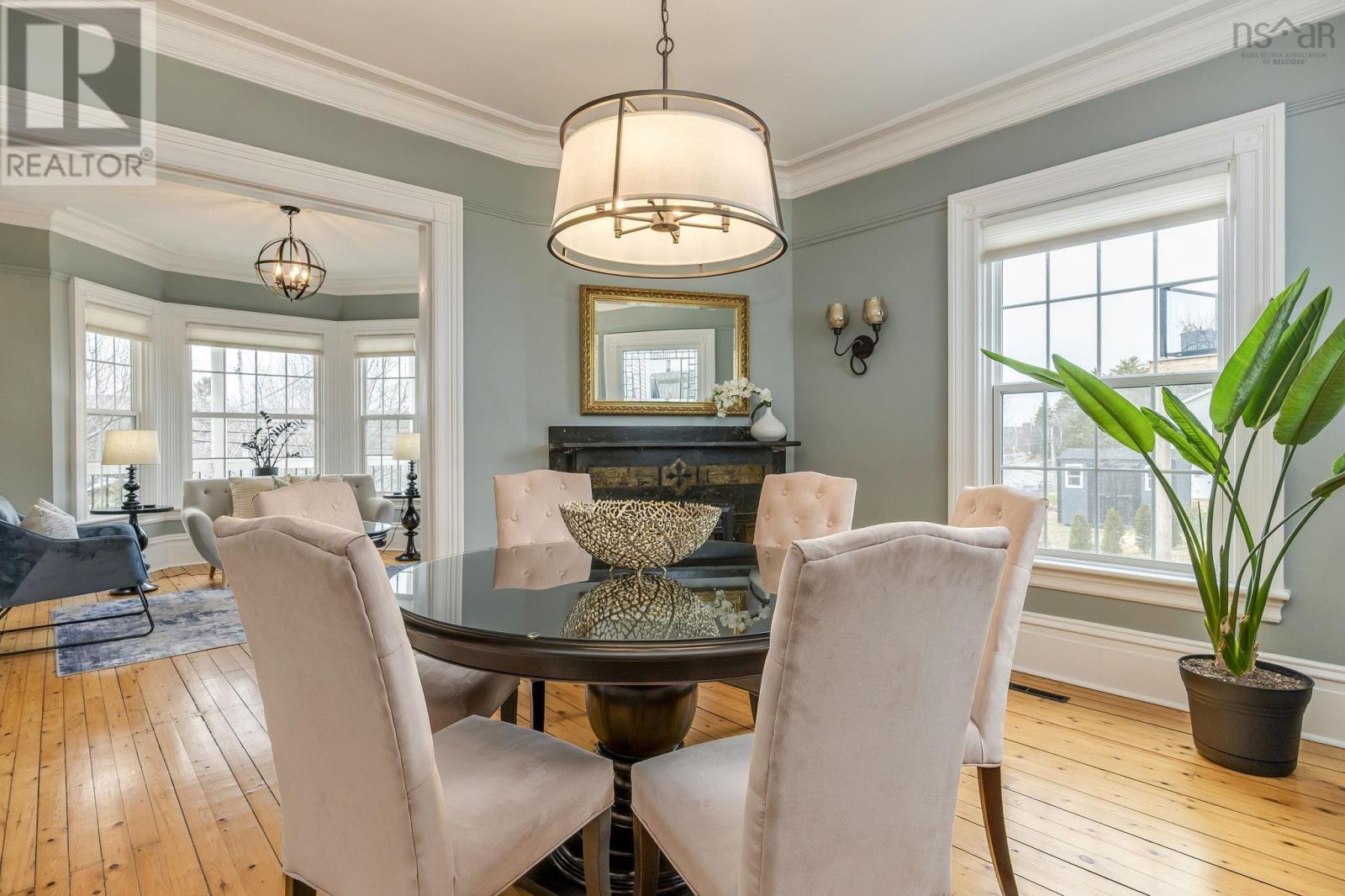 Large formal dining area