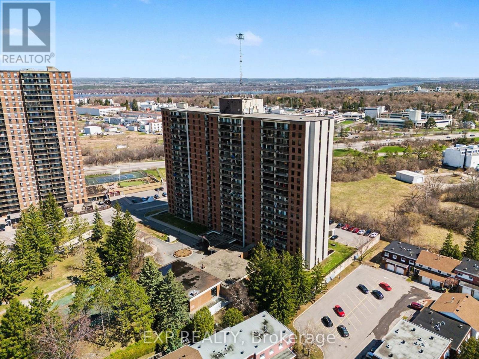West side of building