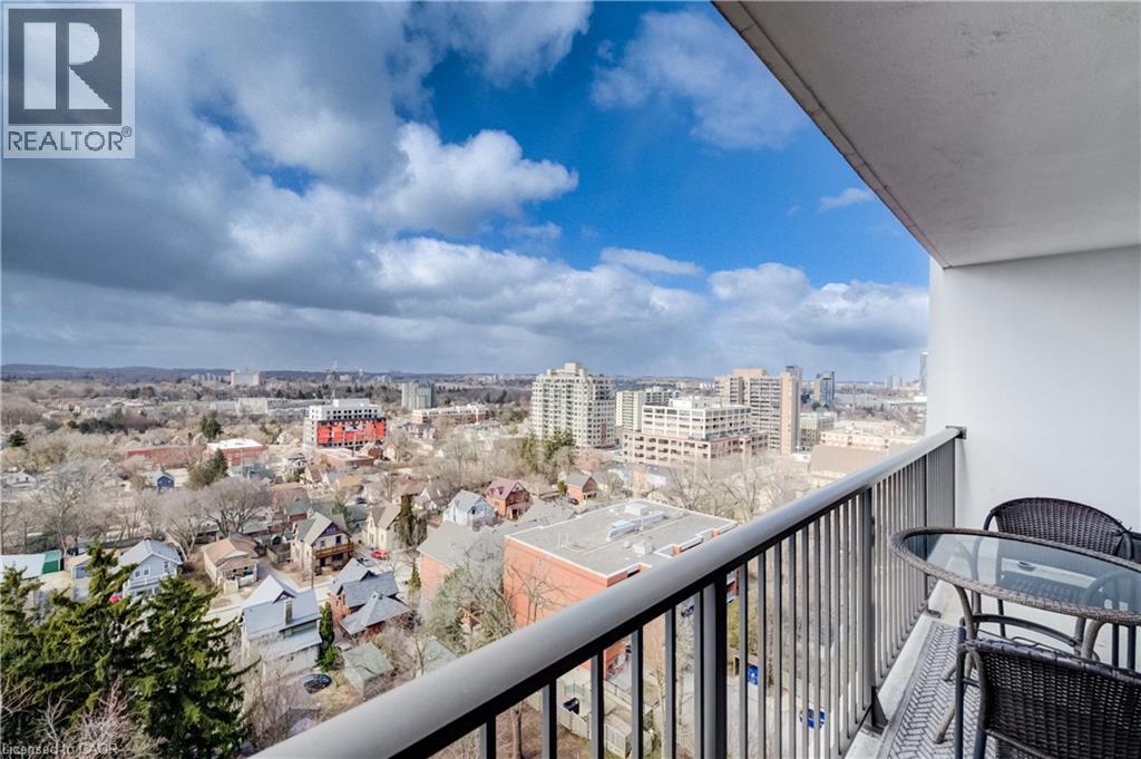 Balcony with a city view