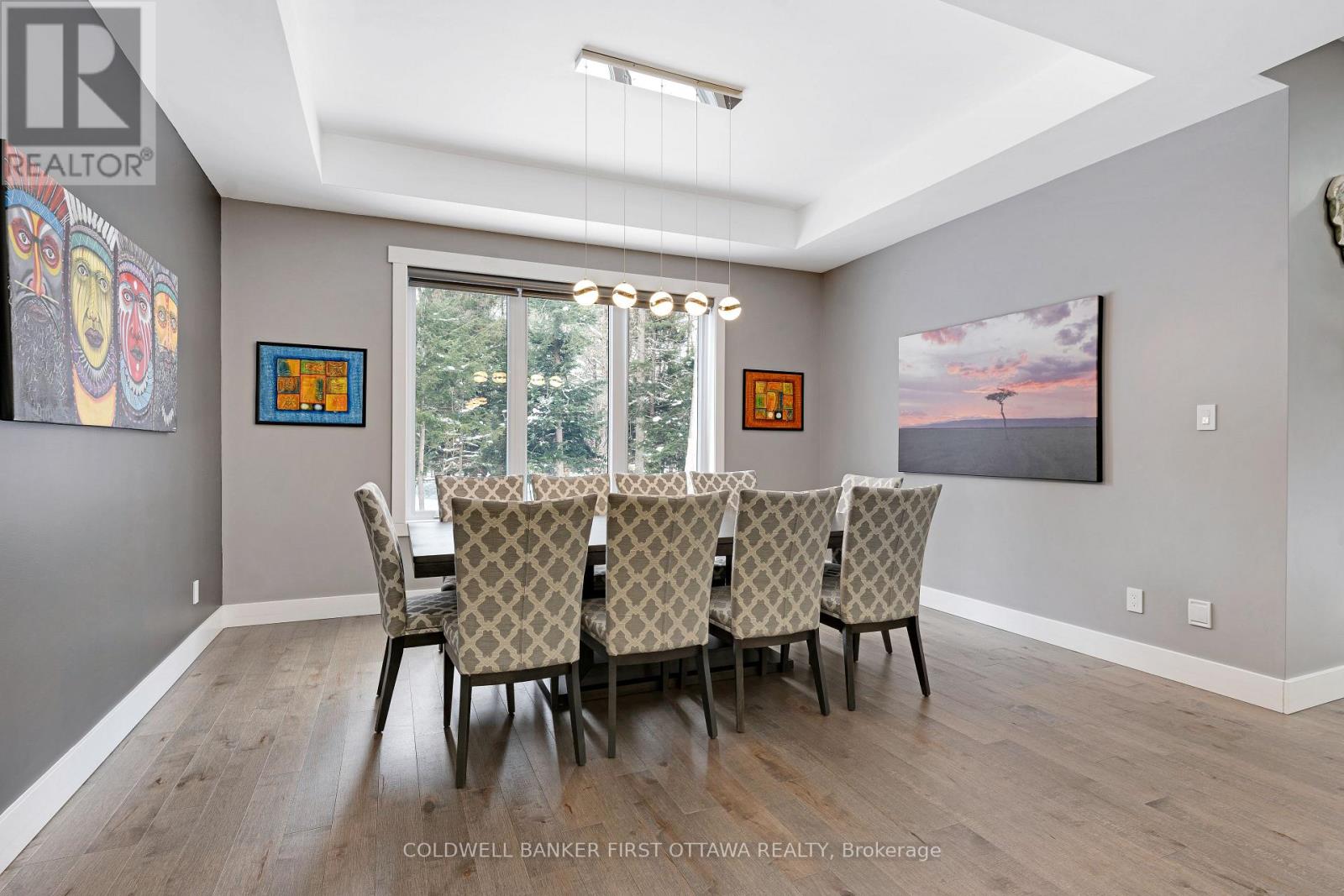 Dining room attractive cove ceiling