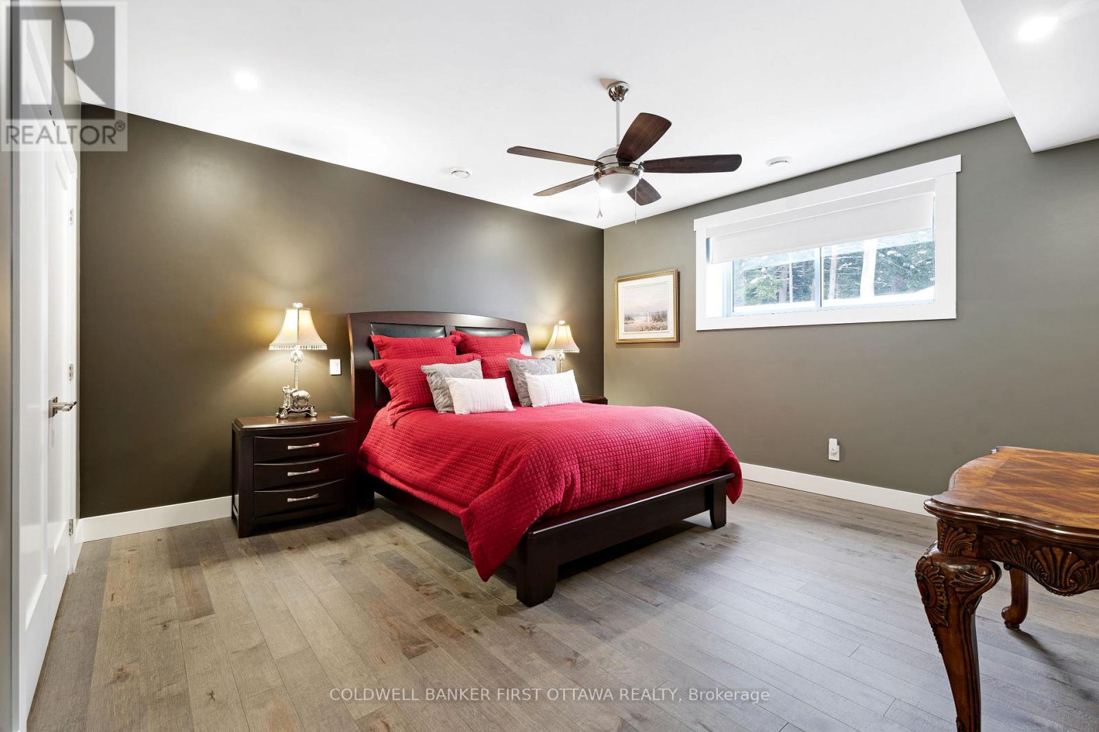 Lower level, home's third bedroom