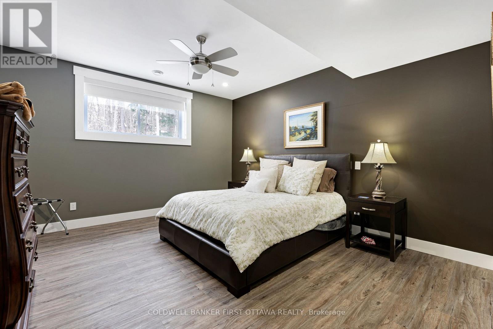 Lower level, home's fourth bedroom