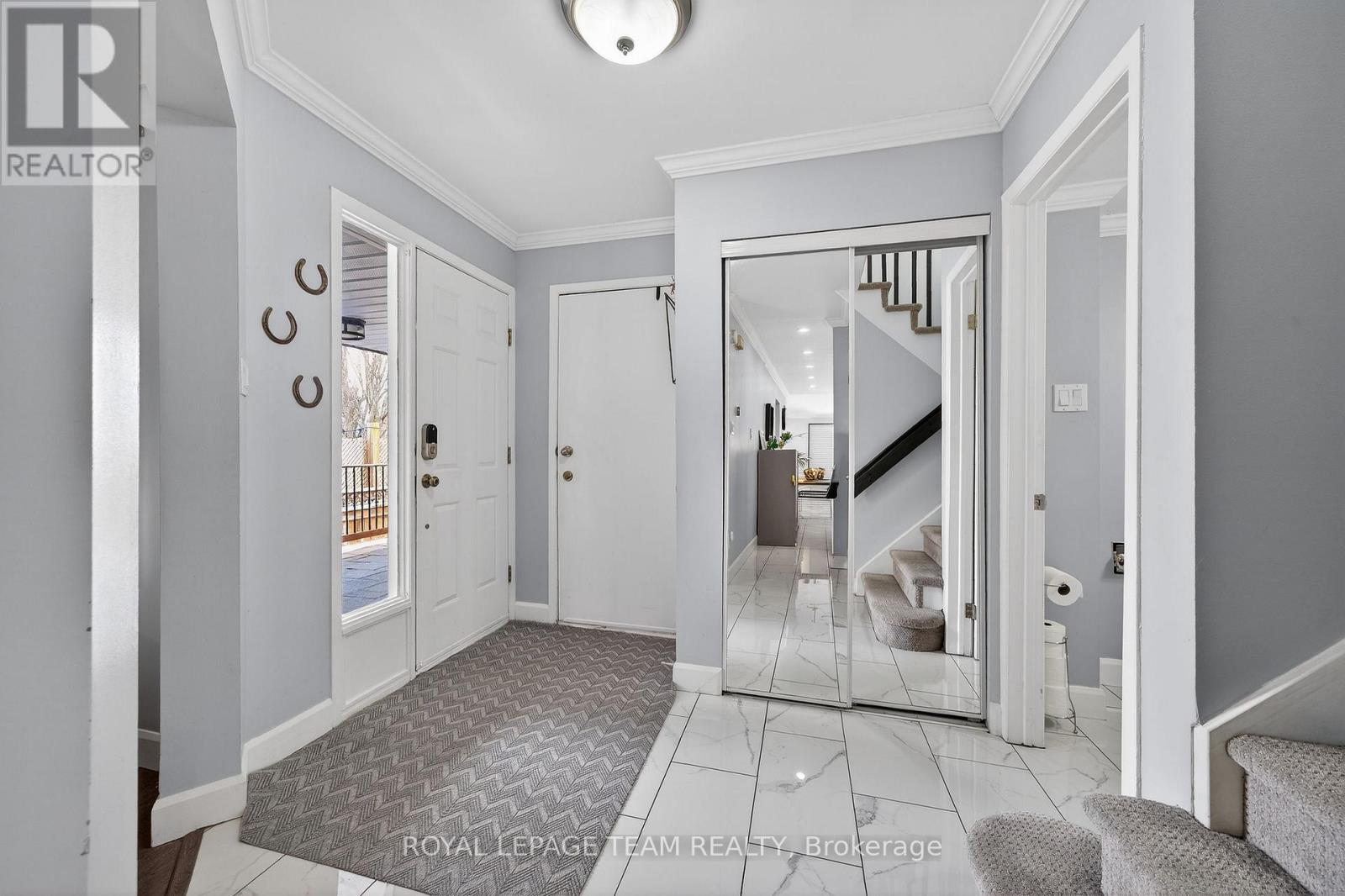 Spacious foyer