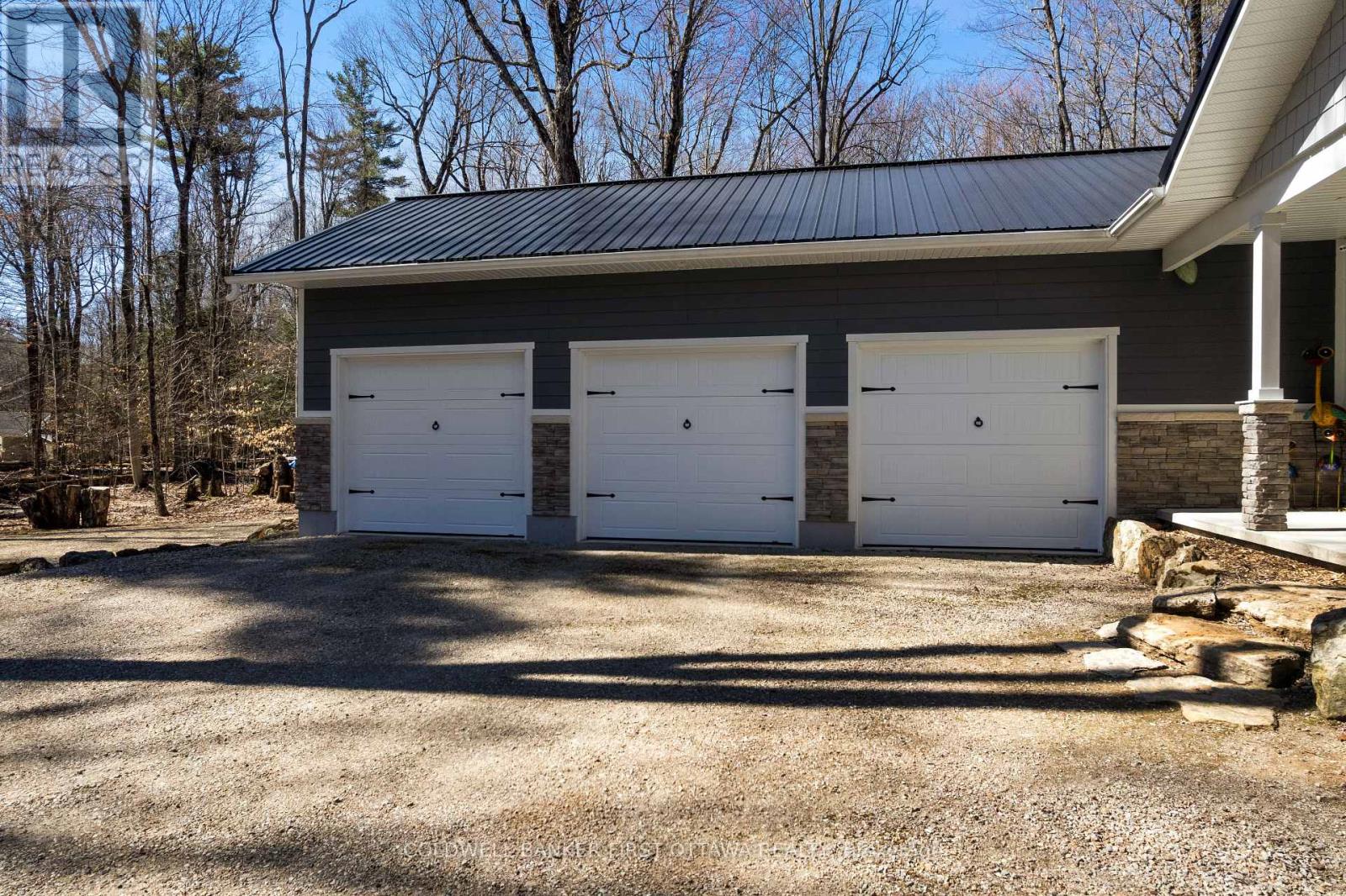 Insulated & finished garage; rough-in for heater