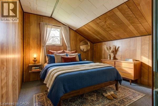 Virtually staged bedroom