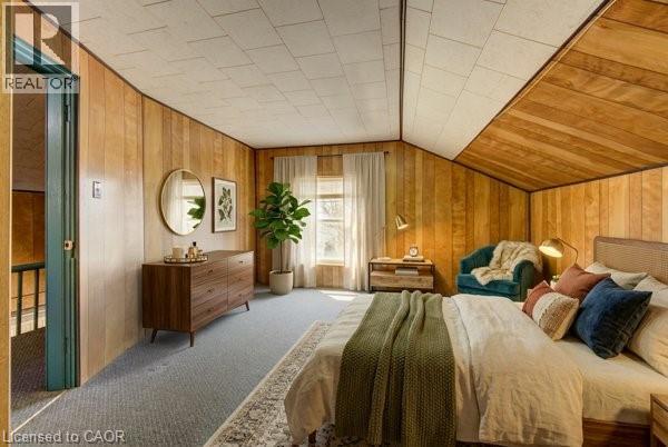 virtually staged bedroom