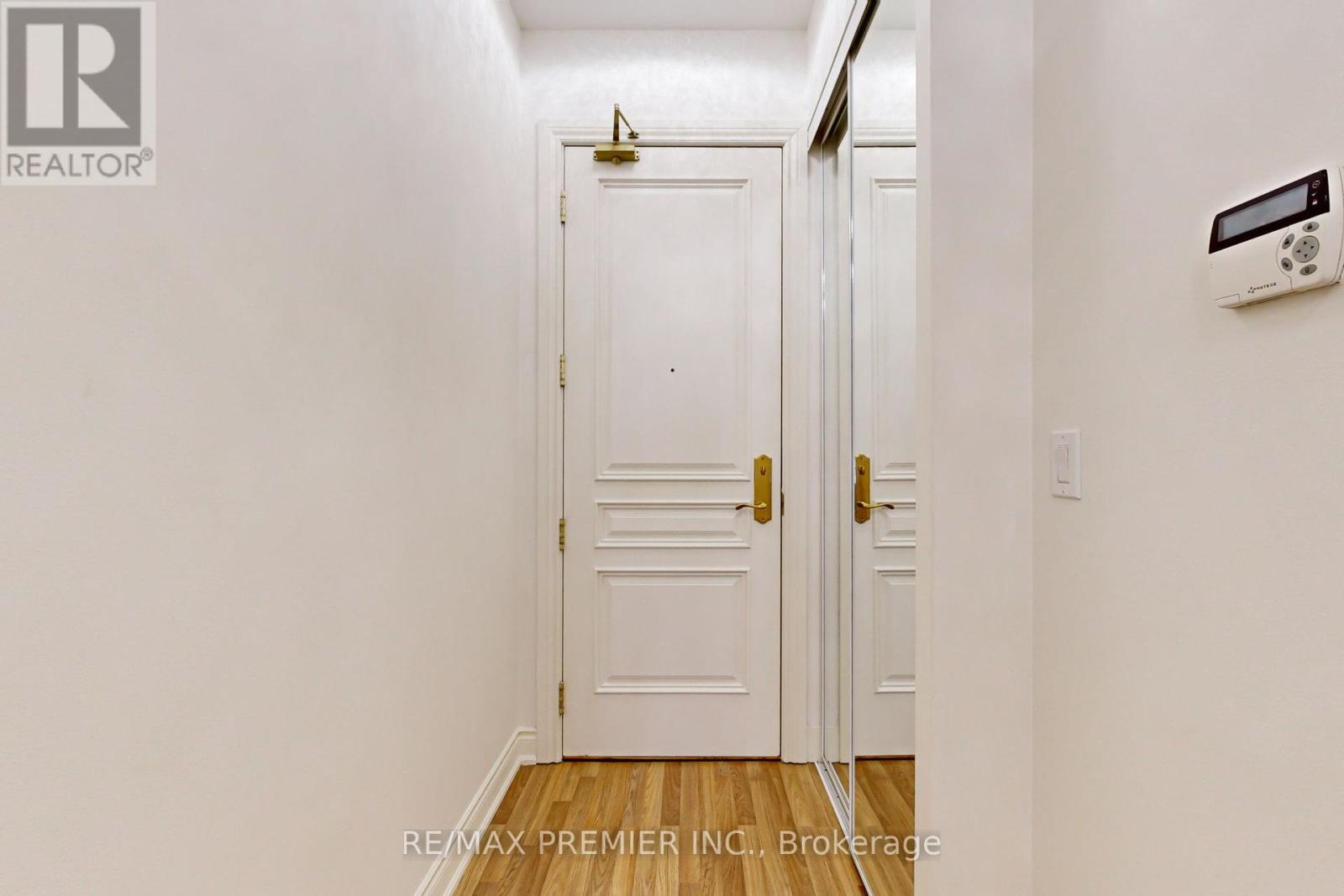 DOUBLE CLOSETS FOR AMPLE STORAGE IN FOYER
