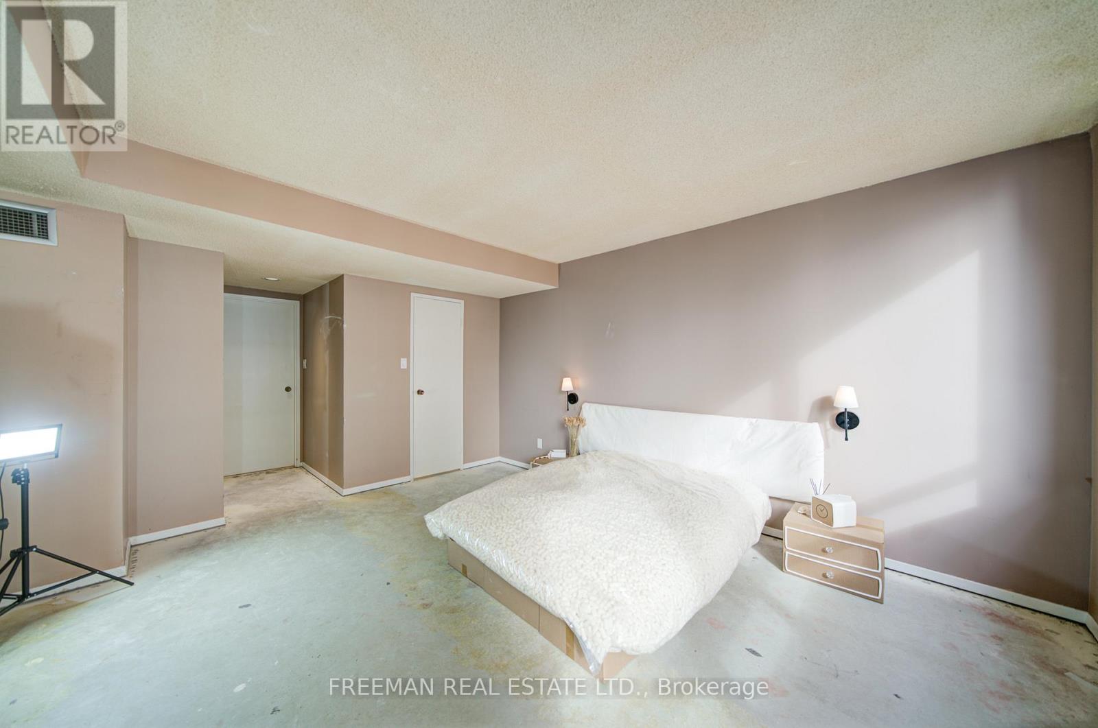 Walk-in closet in the bedroom