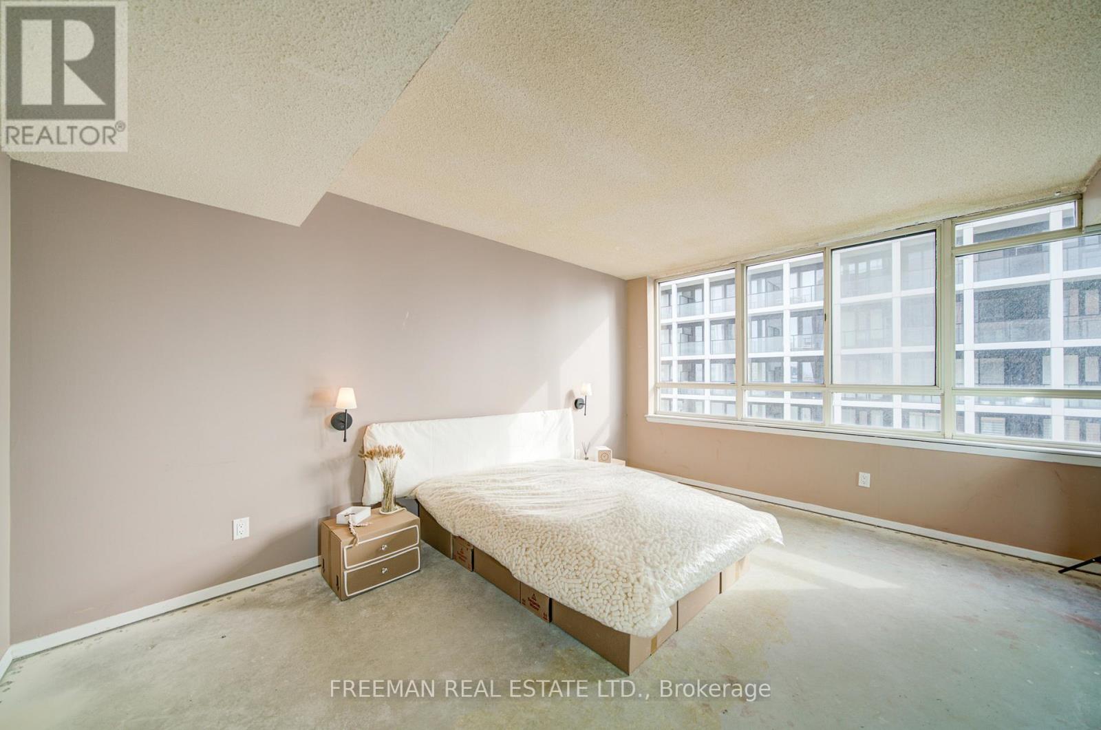 Bedroom big enough for a king size bed + furniture
