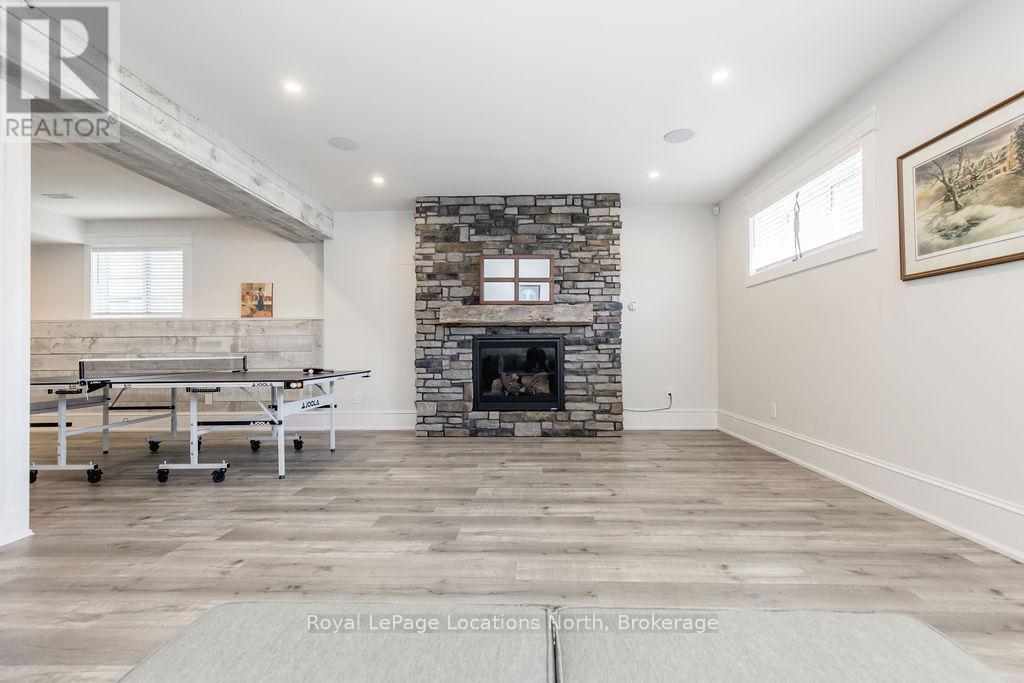 2nd Gas Fireplace in Lower Level