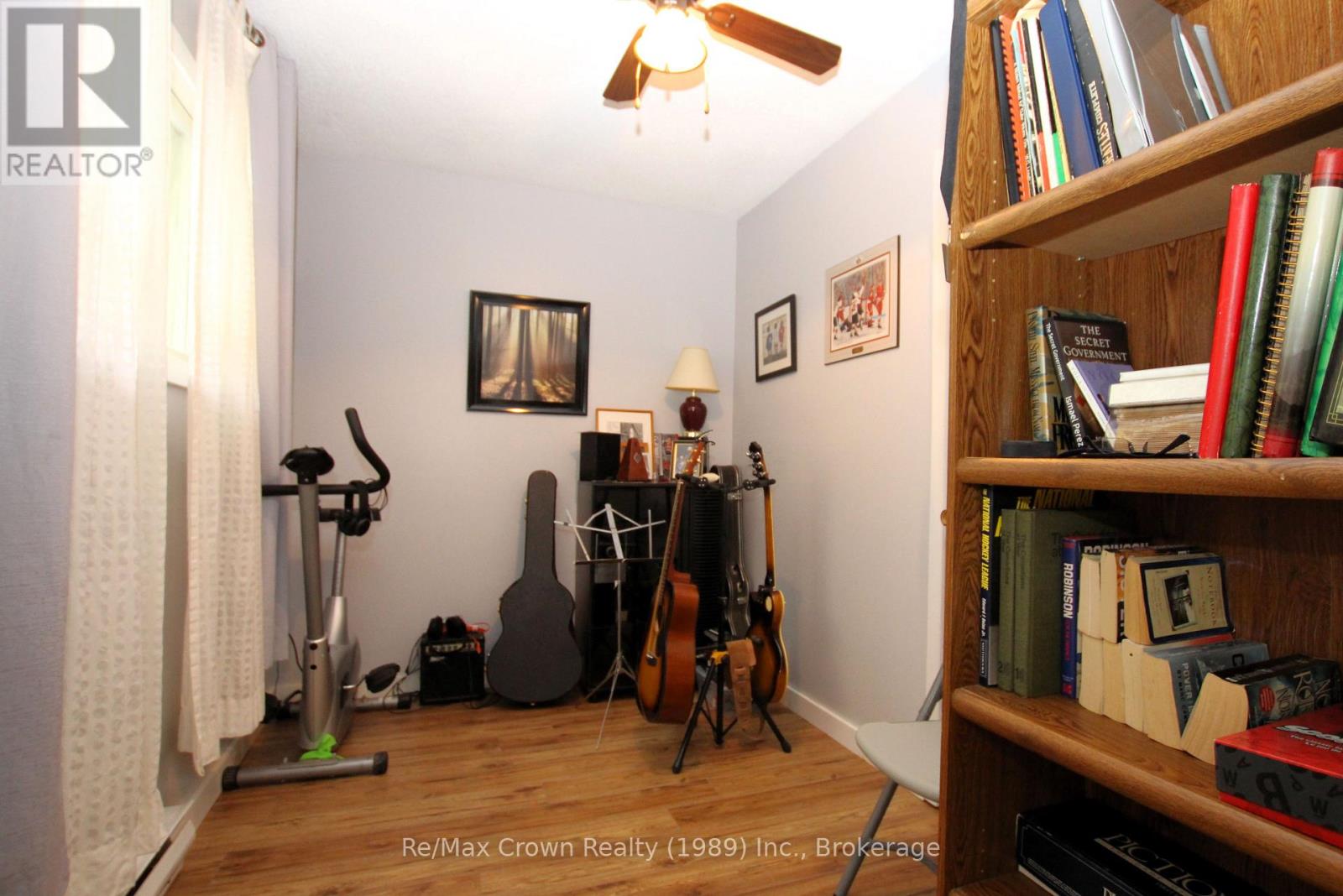 Bedroom #6 currently being used a music room